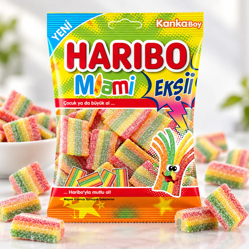 Мармелад жевательный Haribo Eksii Miami 70г 1/24 (Турция)