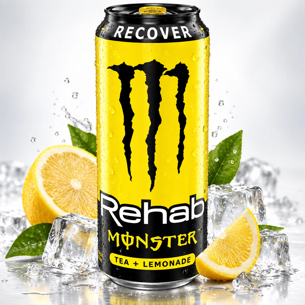 Напиток энергетический Monster Rehab Tea Lemonade 458мл 1/24 (США)