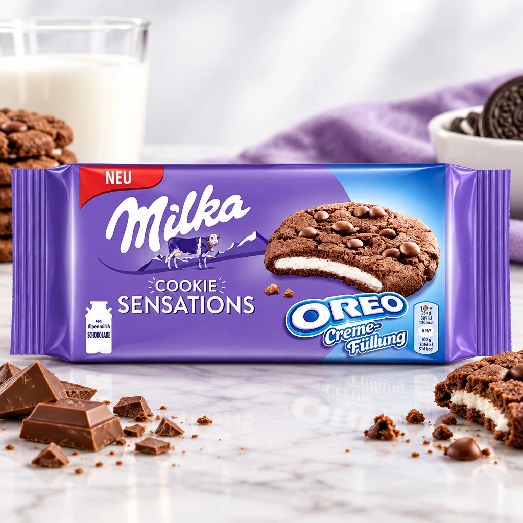 Печенье Milka Sensations Oreo Cream 156г 1/12 (Германия)