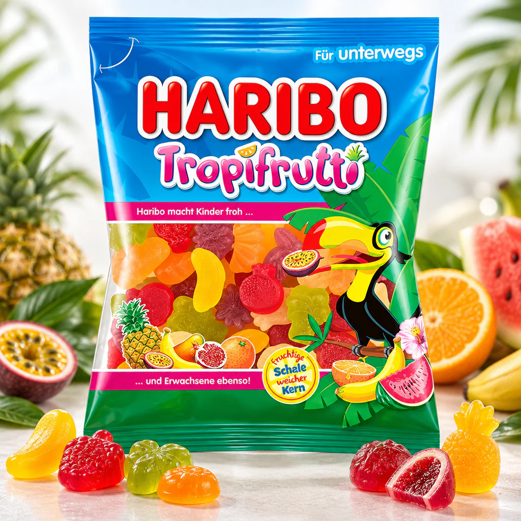 Мармелад жевательный Haribo Hai-Waii с тропическим вкусом 175г 1/36 (Германия)