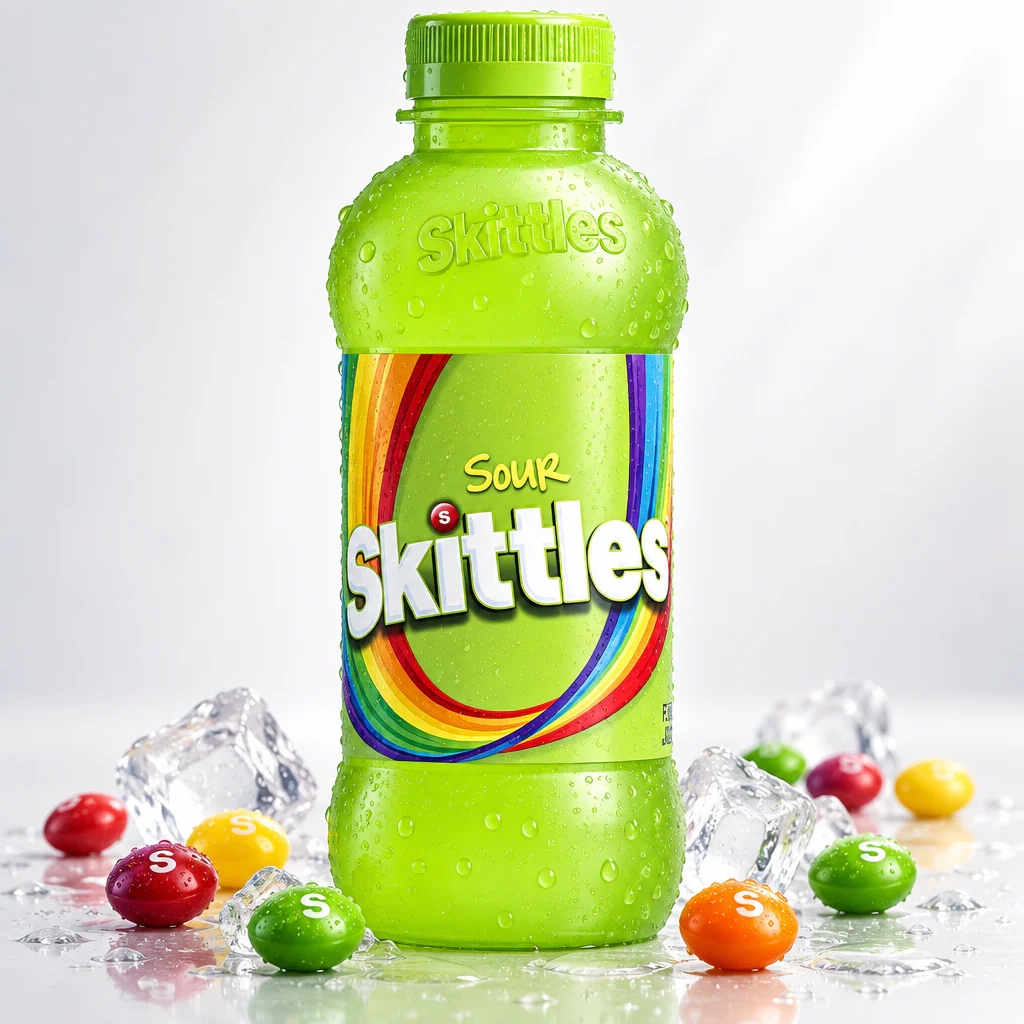Напиток Skittles Lime со вкусом лайма ПЭТ 414мл 1/12 (США)