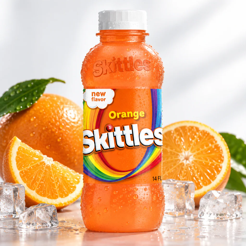 Напиток Skittles Orange со вкусом апельсина ПЭТ 414мл 1/12 (США)