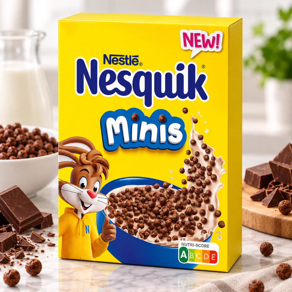 Готовый завтрак Nesquik Minis 300г 1/7 (Германия)