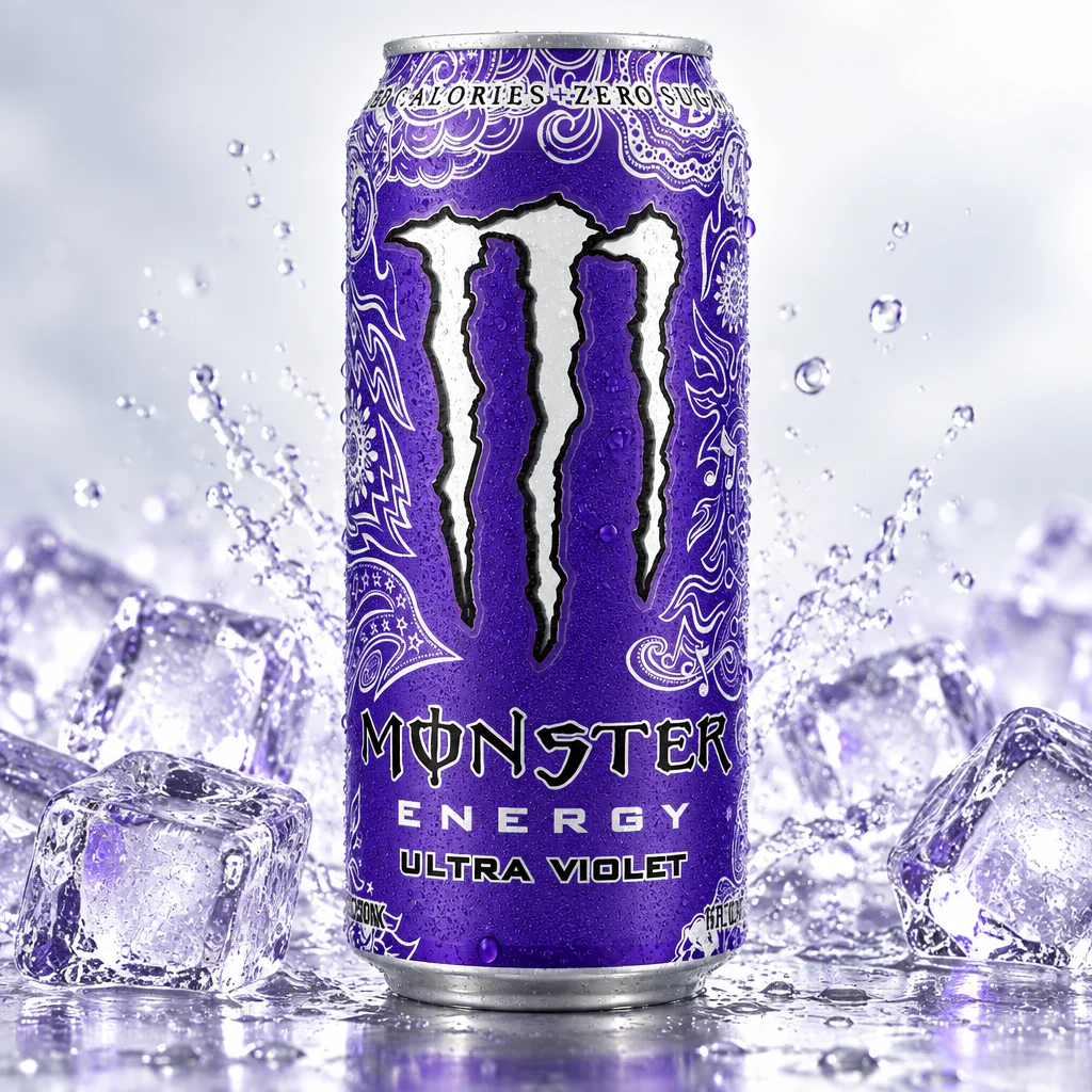 Напиток энергетический Monster Energy Ultra Violet 330мл 1/24 (Китай)
