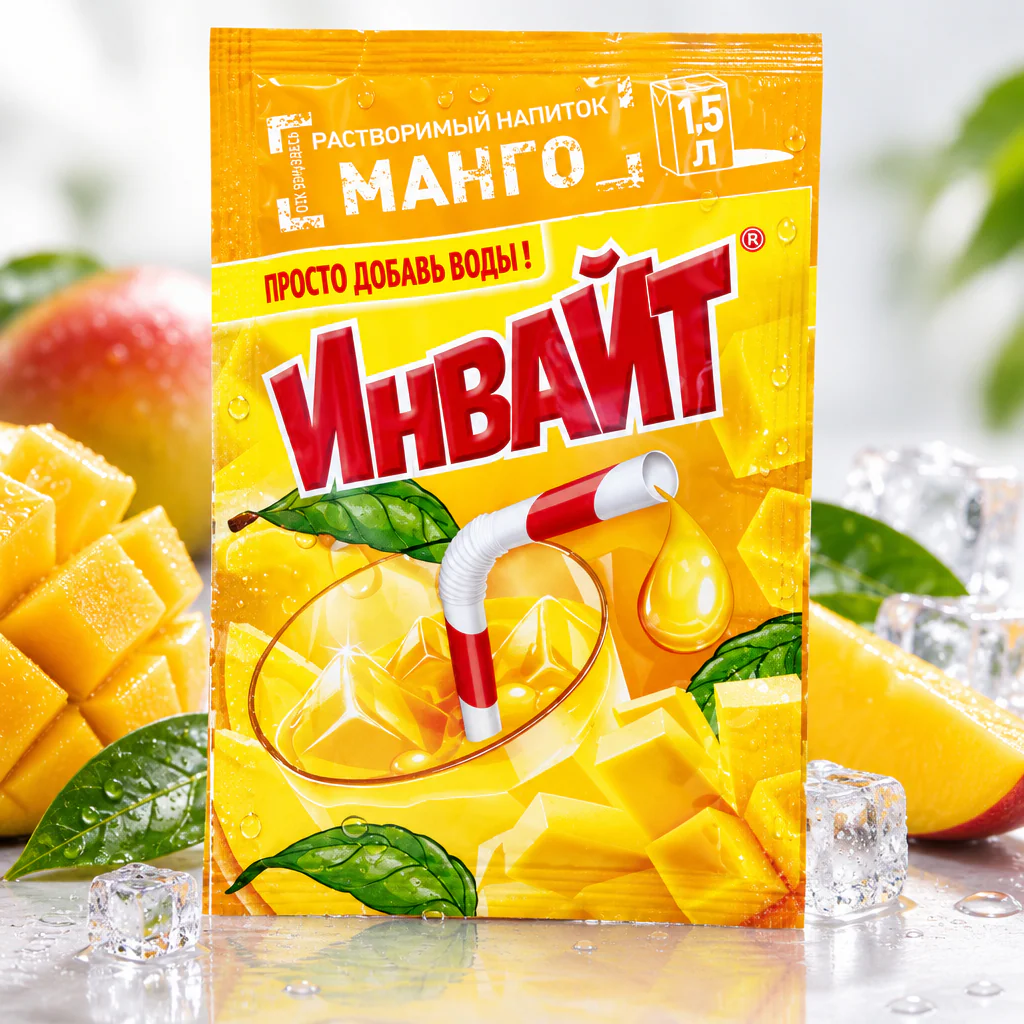 Напиток растворимый INVITE Манго 12г 1/24