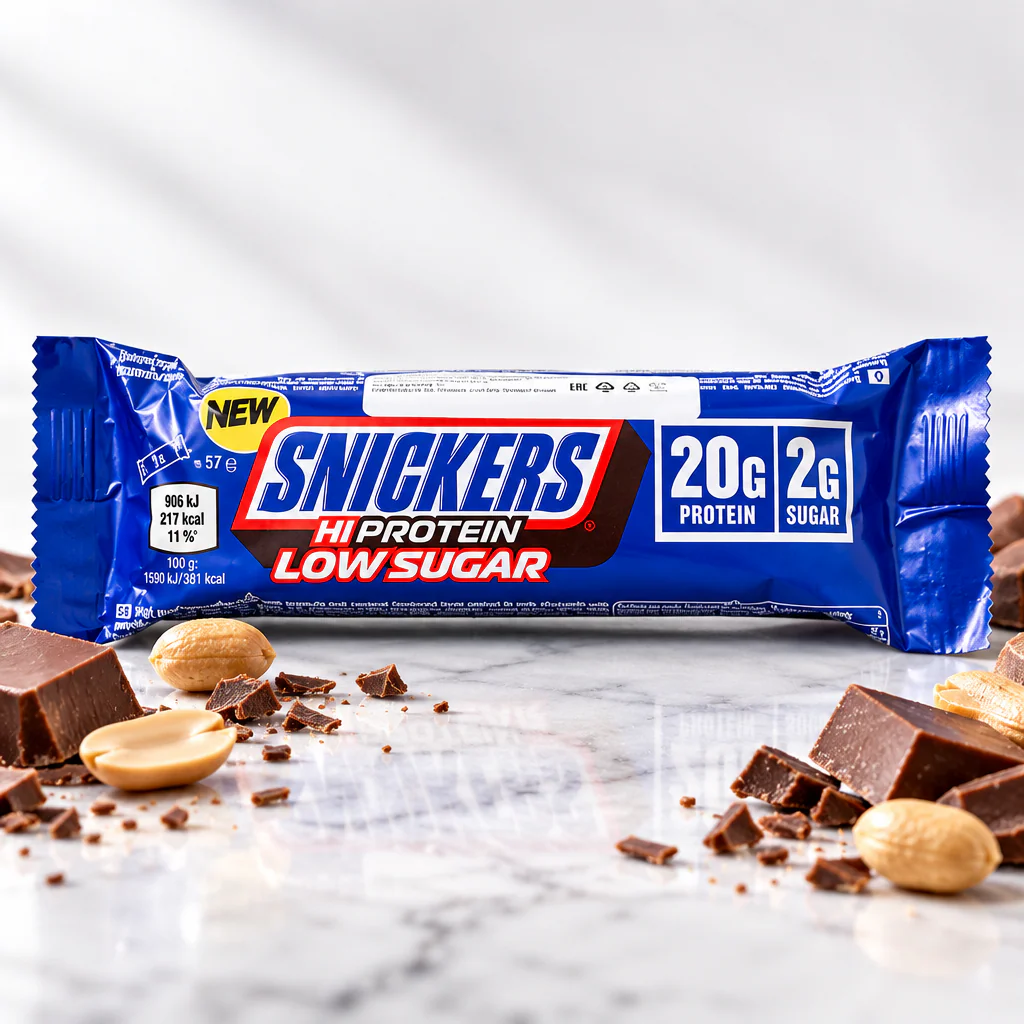 Батончик протеиновый Snickers Hi Protein Low Sugar  57г 1/12