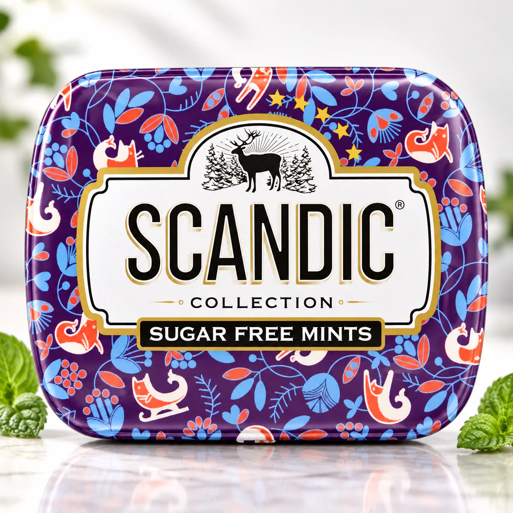 Конфеты SCANDIC виноградный микс 14г 1/18 (Россия)