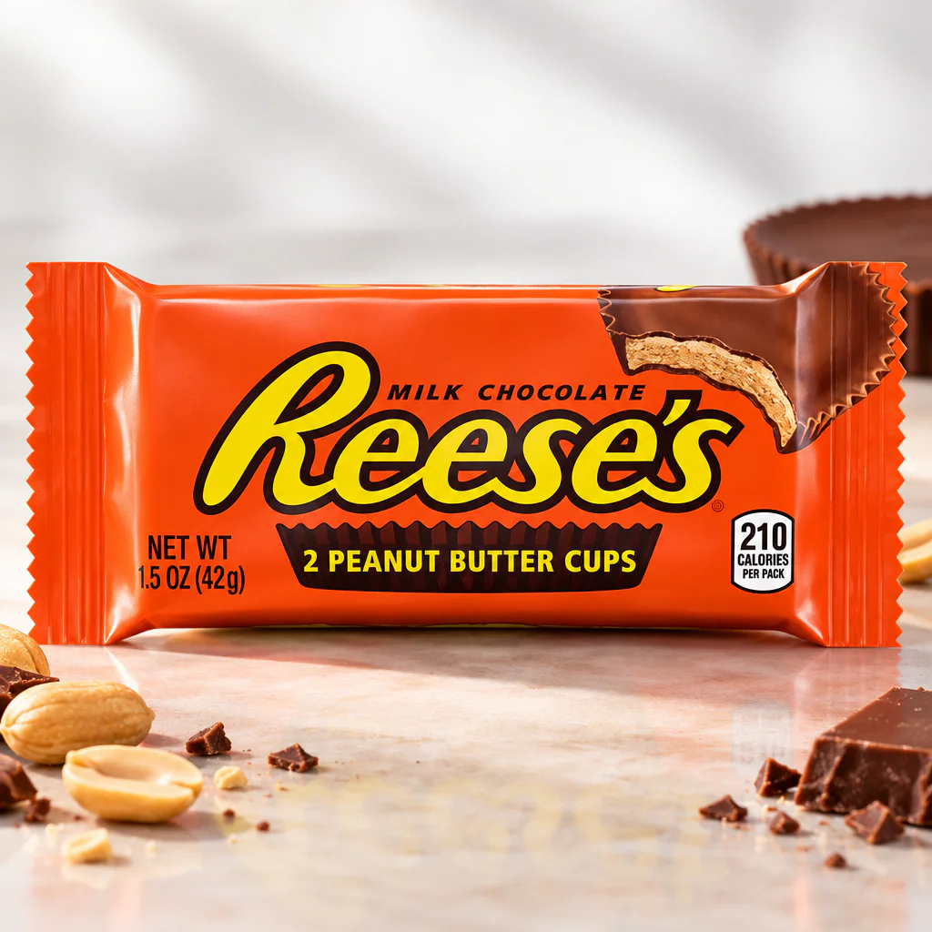 Тарталетки Reese's 2 Peanut Butter Cups с арахисовым маслом 42г 1/36 (США)