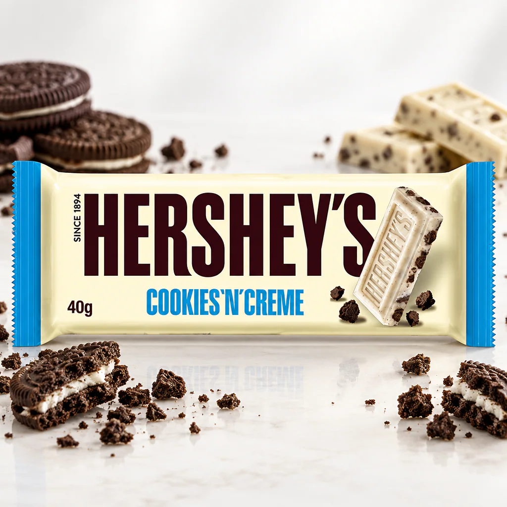 Шоколад Hershey's Cookies N Creme 40г 1/24 (Малайзия)
