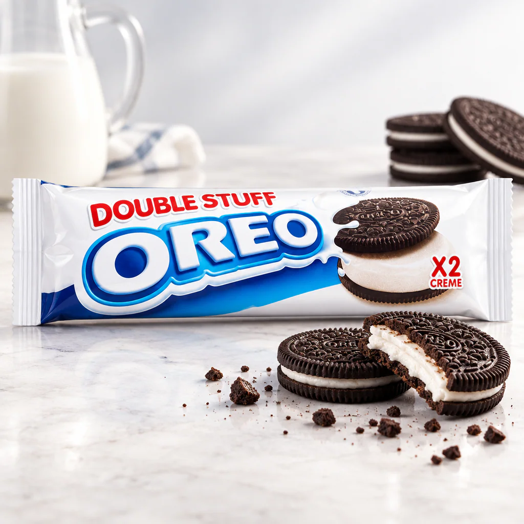 Печенье OREO Double Cream c двойным кремом 157г 1/16
