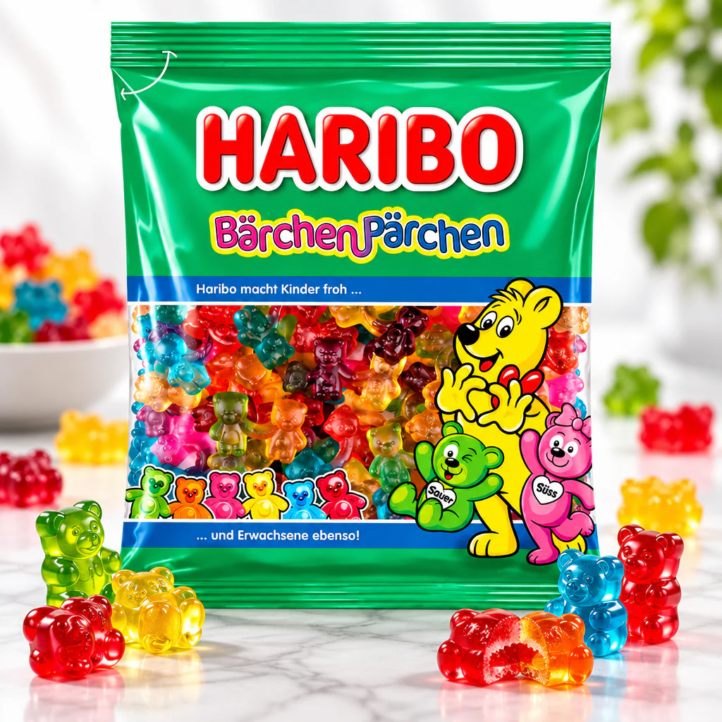 Мармелад жевательный Haribo Barchen Parchen медвежата 160г 1/19 (Германия)