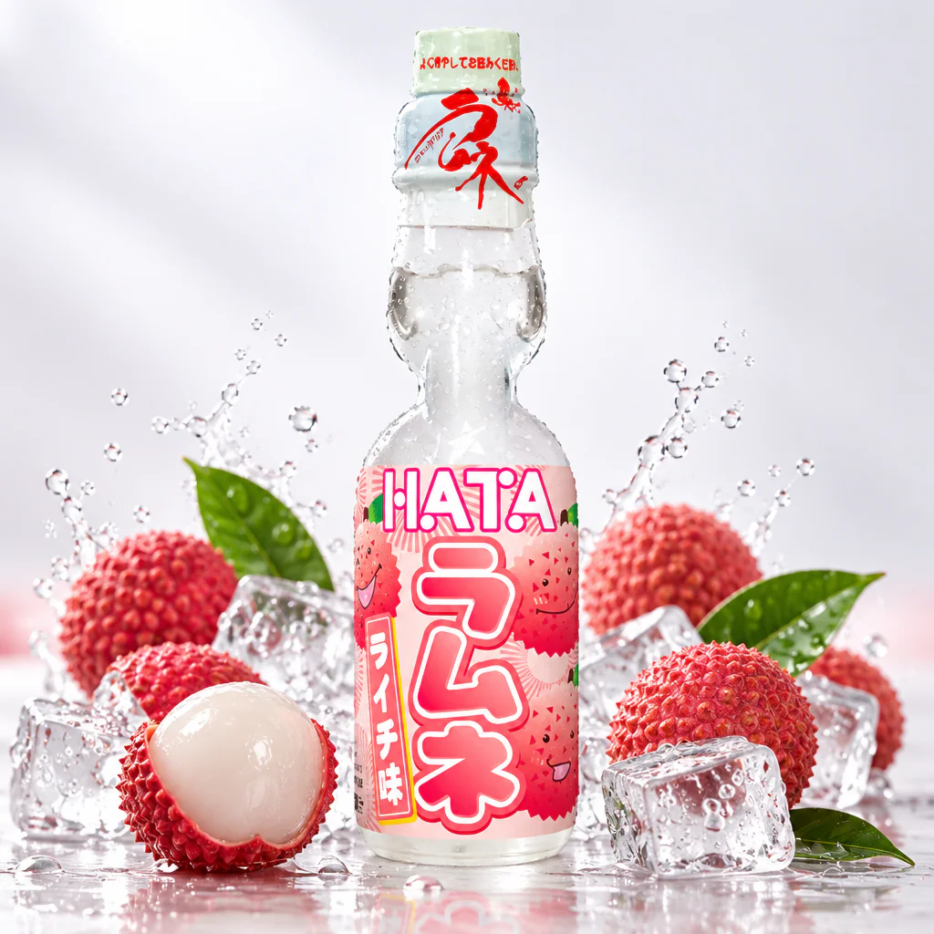 Напиток газированный HATA KOSEN со вкусом личи 200мл 1/30 (Япония)