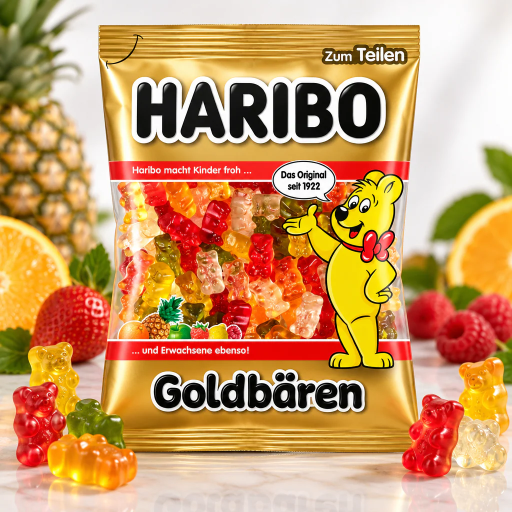 Мармелад жевательный Haribo Goldbären Мишки 175г 1/20 (Германия)
