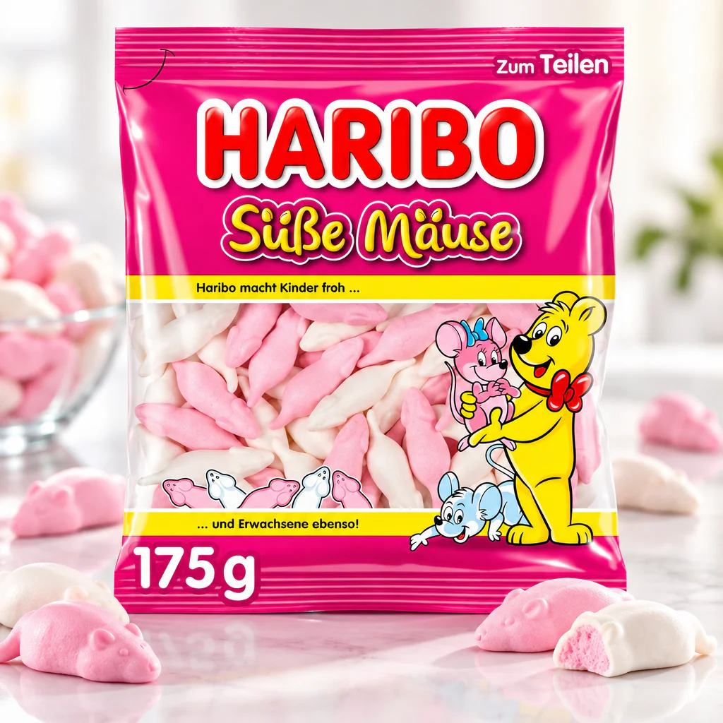 Мармелад жевательный Haribo Süße Mäuse игрушечные мышата 175г 1/16 (Германия)
