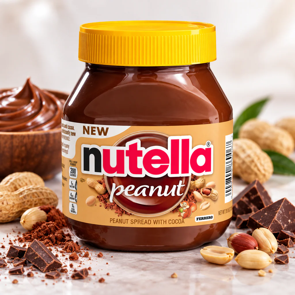 Паста шоколадная Nutella PEANUT 371г 1/15 (США)