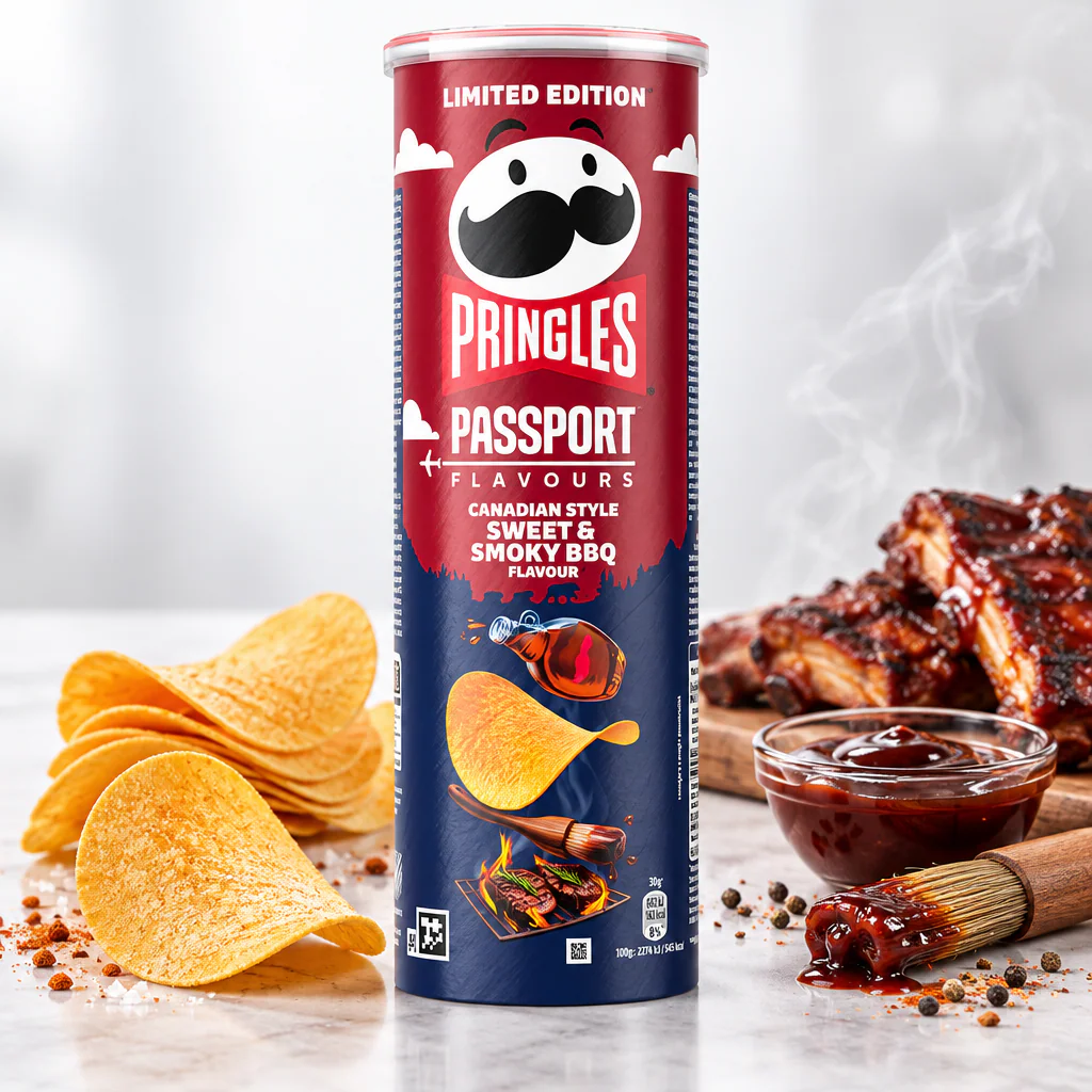 Чипсы Pringles Passport Canadian Sweet&Smoky BBQ 165г 1/19