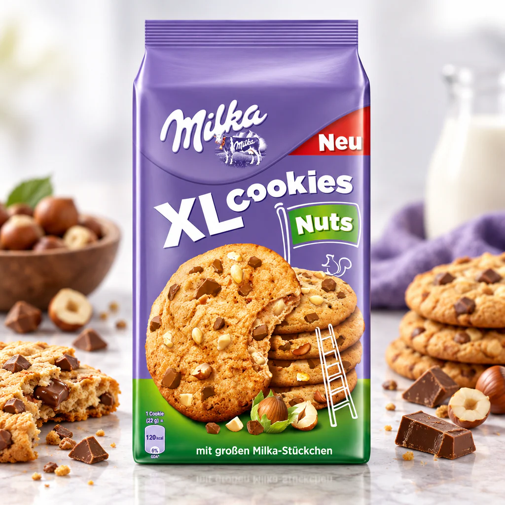 Печенье Milka Hazelnut Cookies XL 184г 1/10 (Польша)