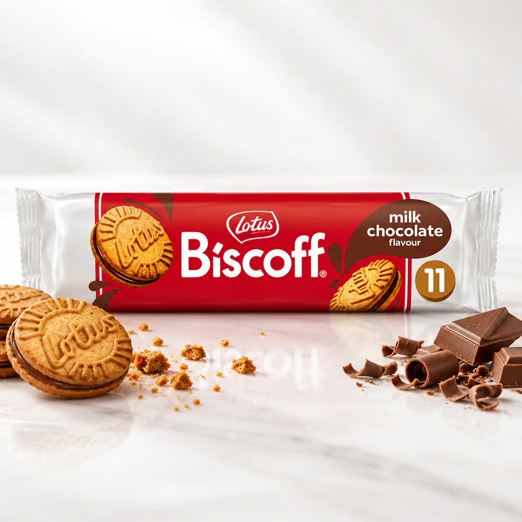 Печенье Lotus Biscoff Milk Chocolate молочный шоколад 154г 1/9 (Бельгия)