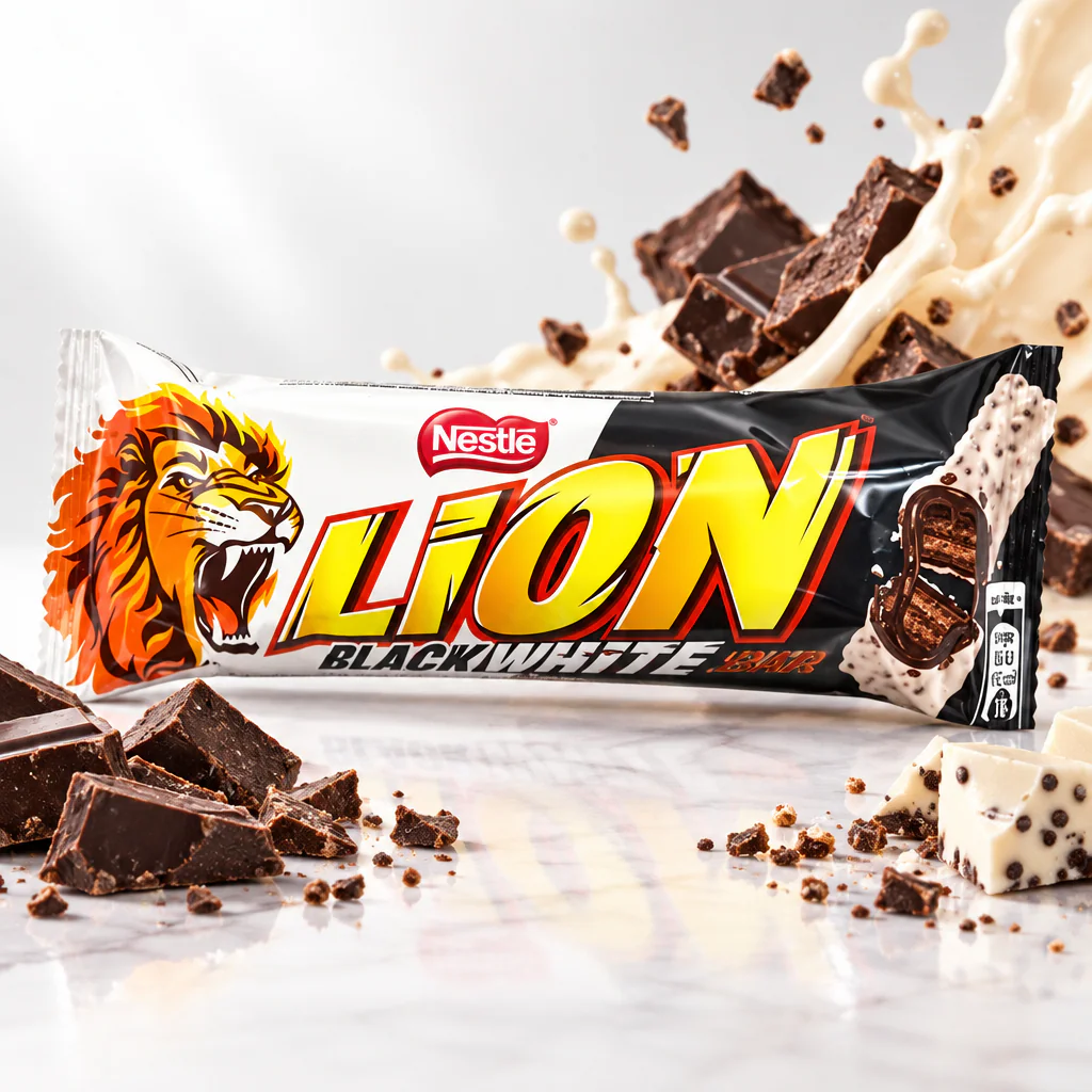 Шоколадный батончик Lion Black White 42г 1/40 (Германия)