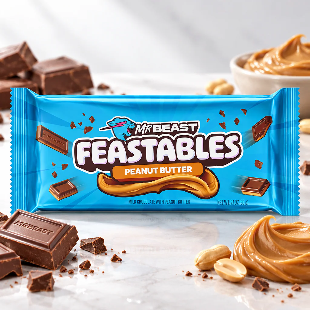 Шоколад Mr. Beast Peanut Butter со вкусом арахисового масла 60г 1/10 (США)