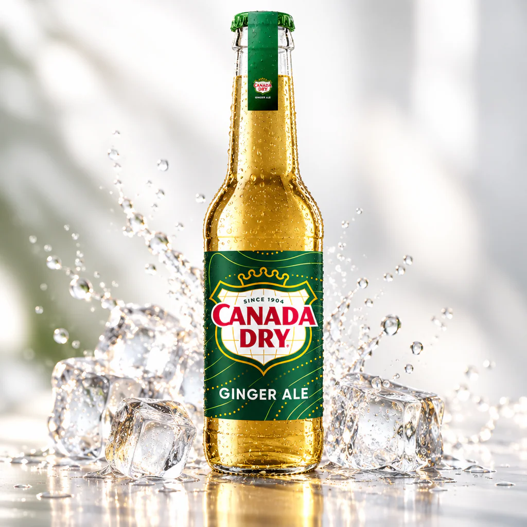 Напиток газированный CANADA DRY в стекле 275мл 1/12