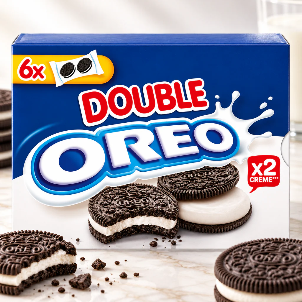Печенье OREO Double Creme с двойным кремом 170г 1/10 (Испания)